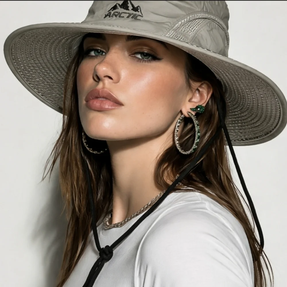 Arctic Air Evaporative Cooling Hat One Size Silver Ventilated UV Protection